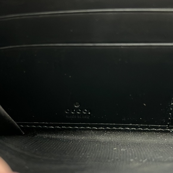 Authentic Gucci GG Guccissima Bow Zip Wallet - Picture 8 of 17